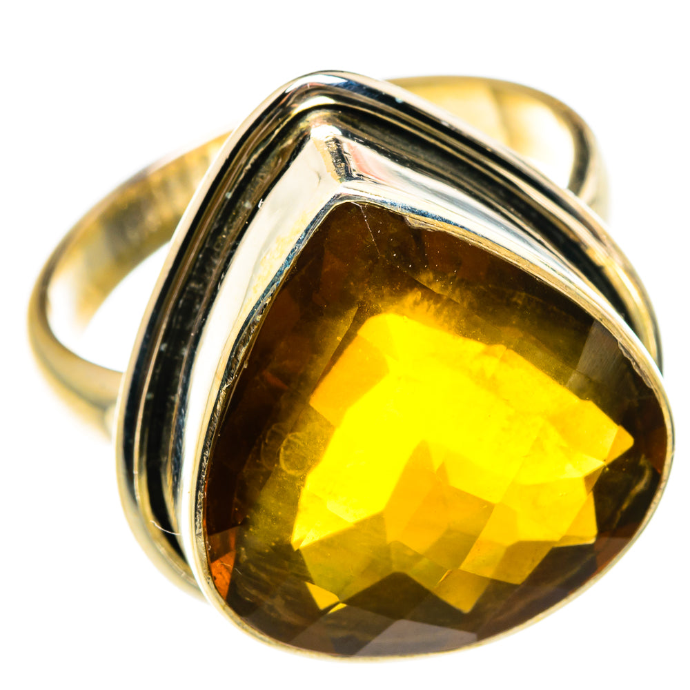 Mandarin Citrine Rings handcrafted by Ana Silver Co - RING83206