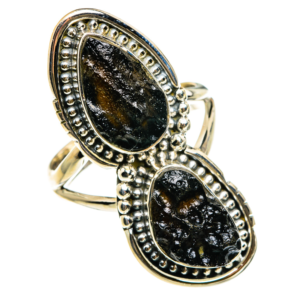 Tektite Rings handcrafted by Ana Silver Co - RING83219
