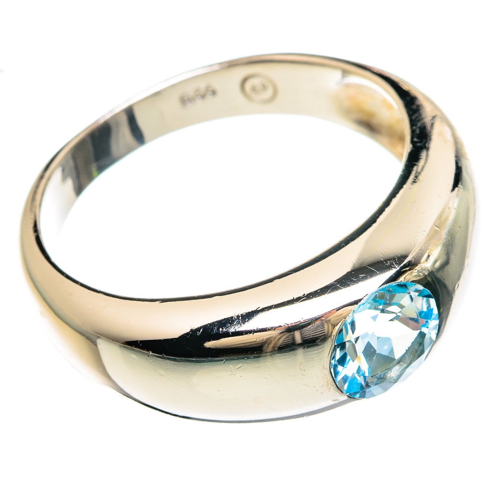 Blue Topaz Rings handcrafted by Ana Silver Co - RING83298
