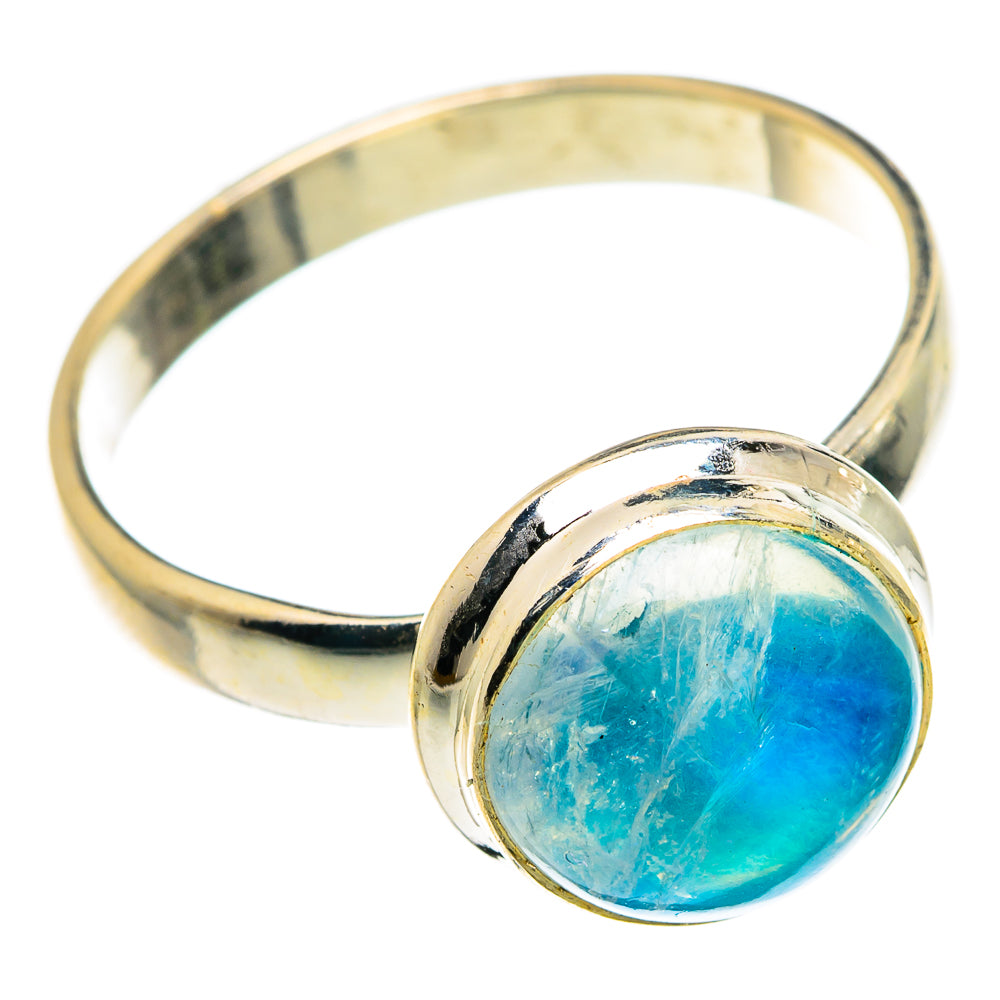 Rainbow Moonstone Rings handcrafted by Ana Silver Co - RING83342