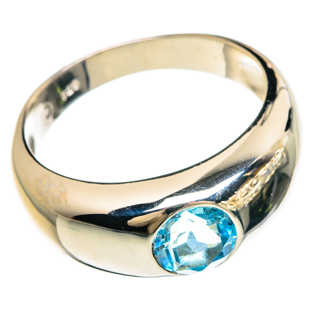 Blue Topaz Rings handcrafted by Ana Silver Co - RING83372