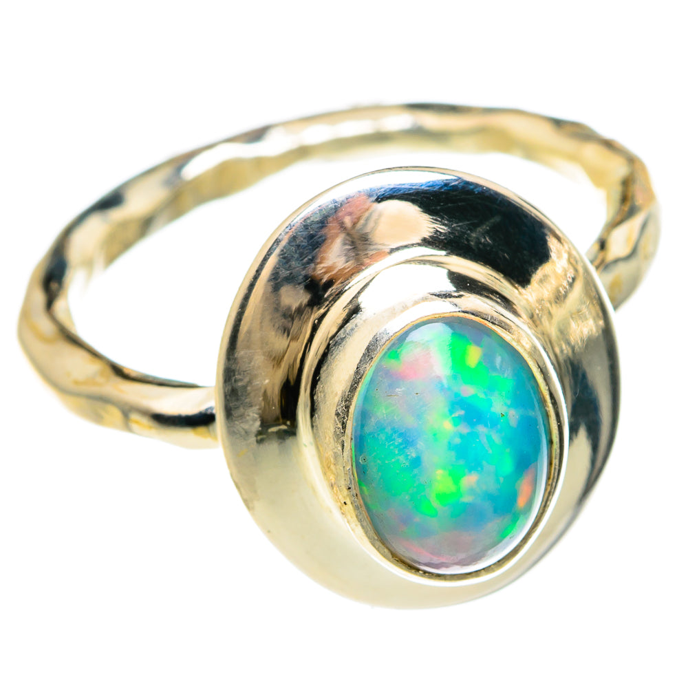Ethiopian Opal Rings handcrafted by Ana Silver Co - RING83402