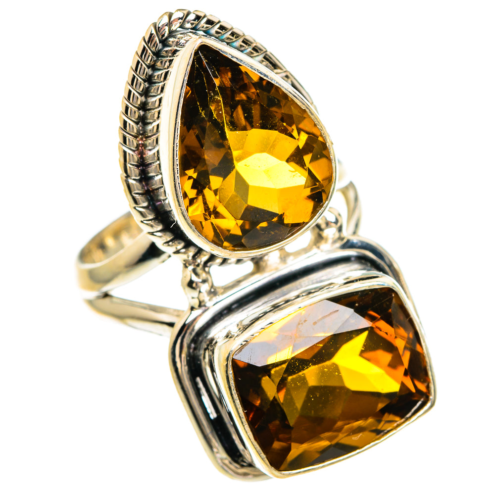 Mandarin Citrine Rings handcrafted by Ana Silver Co - RING83461