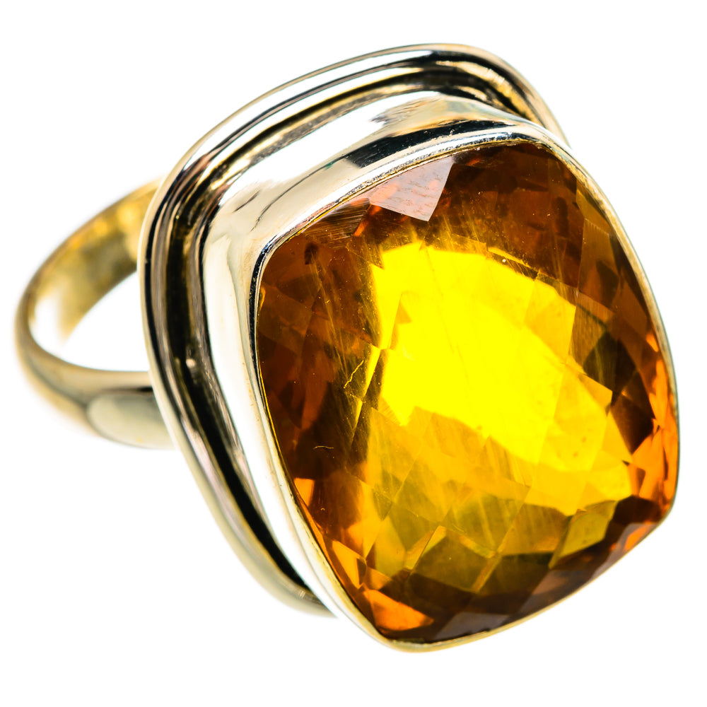 Mandarin Citrine Rings handcrafted by Ana Silver Co - RING83462