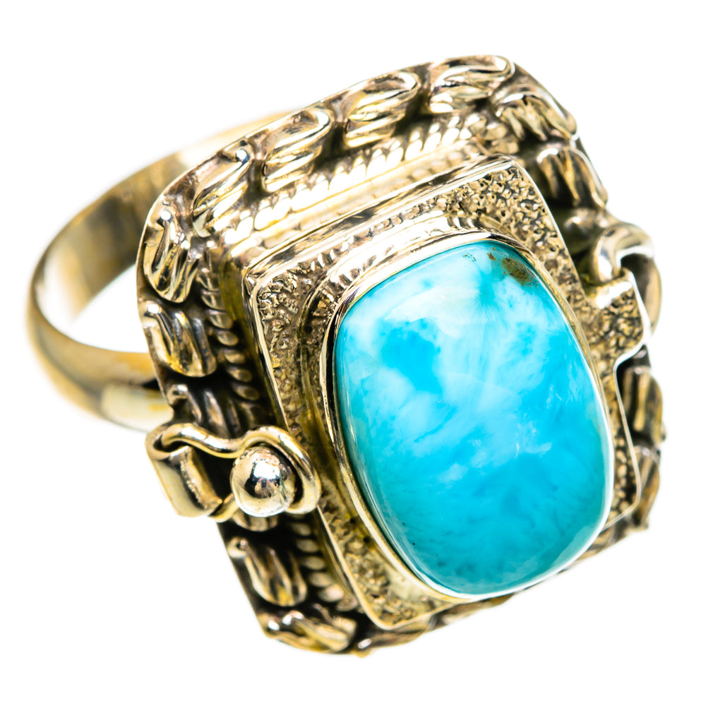 Larimar Rings handcrafted by Ana Silver Co - RING83524