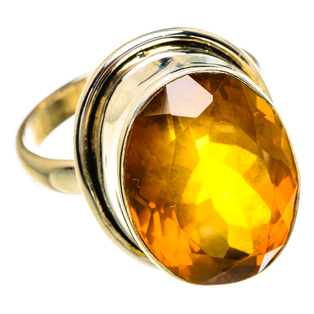 Mandarin Citrine Rings handcrafted by Ana Silver Co - RING83541