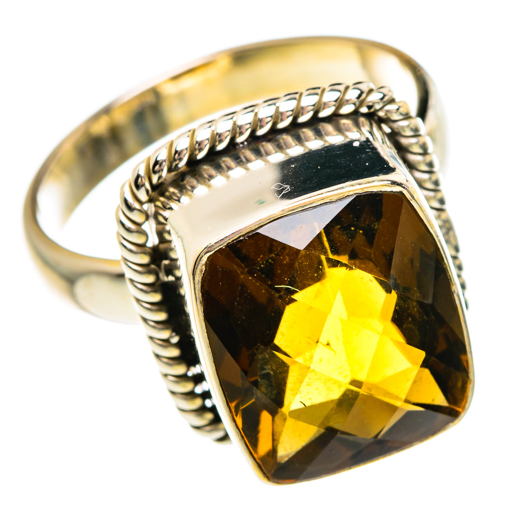 Mandarin Citrine Rings handcrafted by Ana Silver Co - RING83569