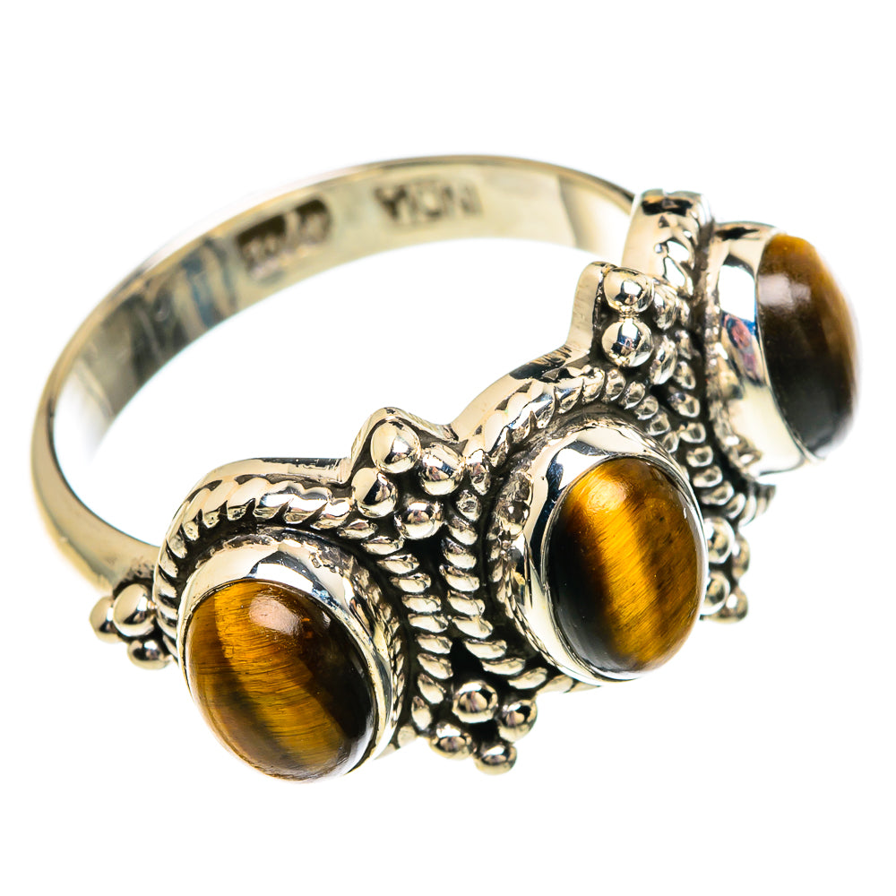 Tiger Eye Rings handcrafted by Ana Silver Co - RING83570