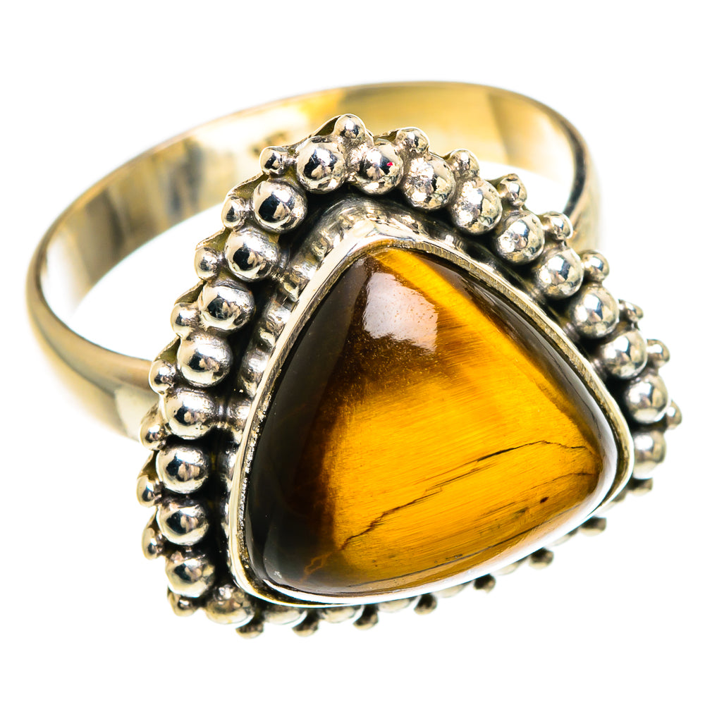 Tiger Eye Rings handcrafted by Ana Silver Co - RING83655