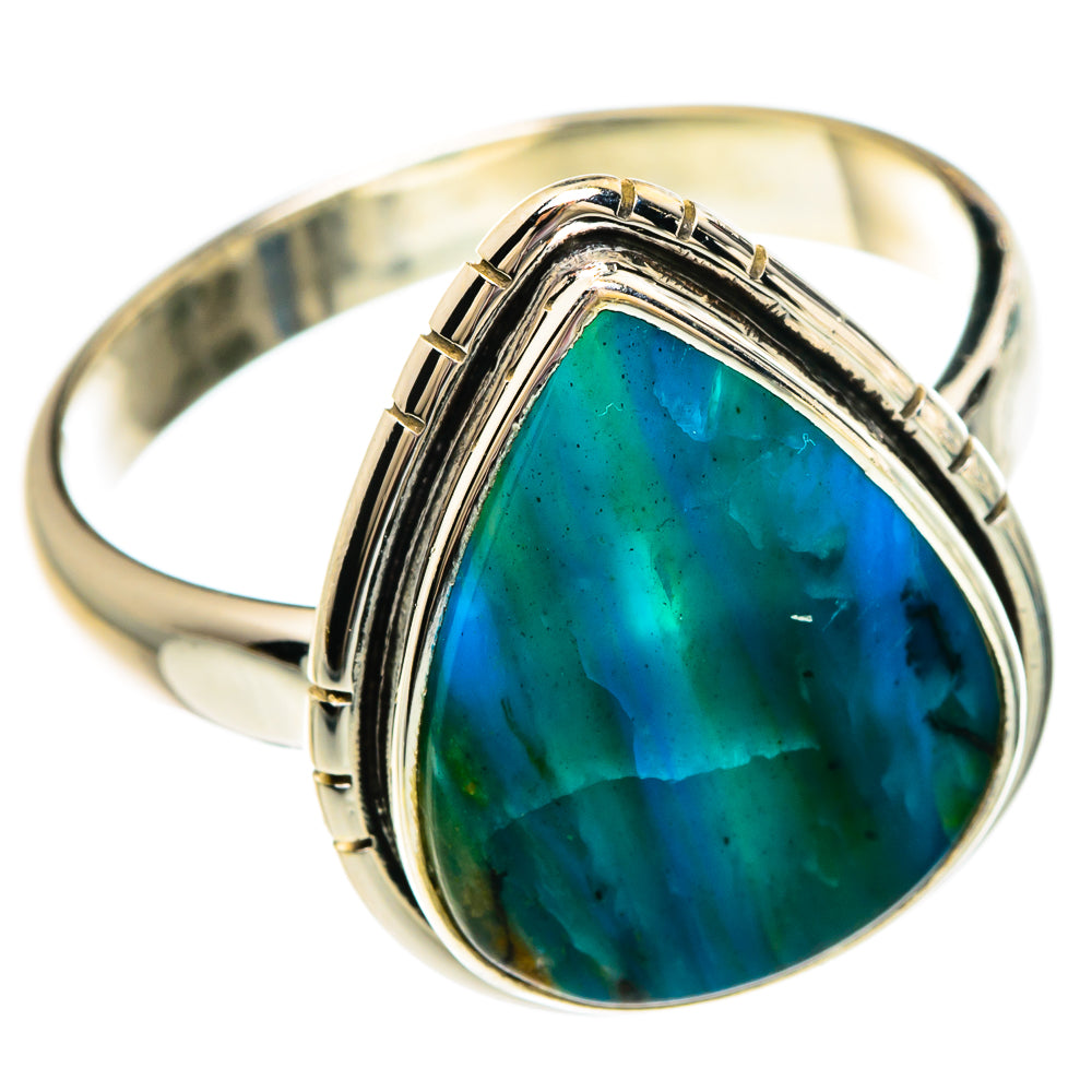 Chrysocolla Rings handcrafted by Ana Silver Co - RING83685
