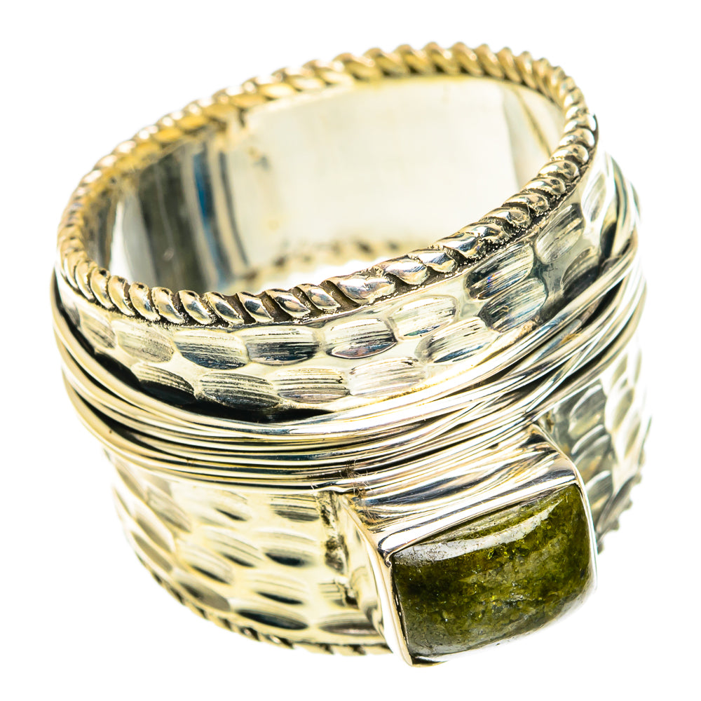 Green Jasper Rings handcrafted by Ana Silver Co - RING83731