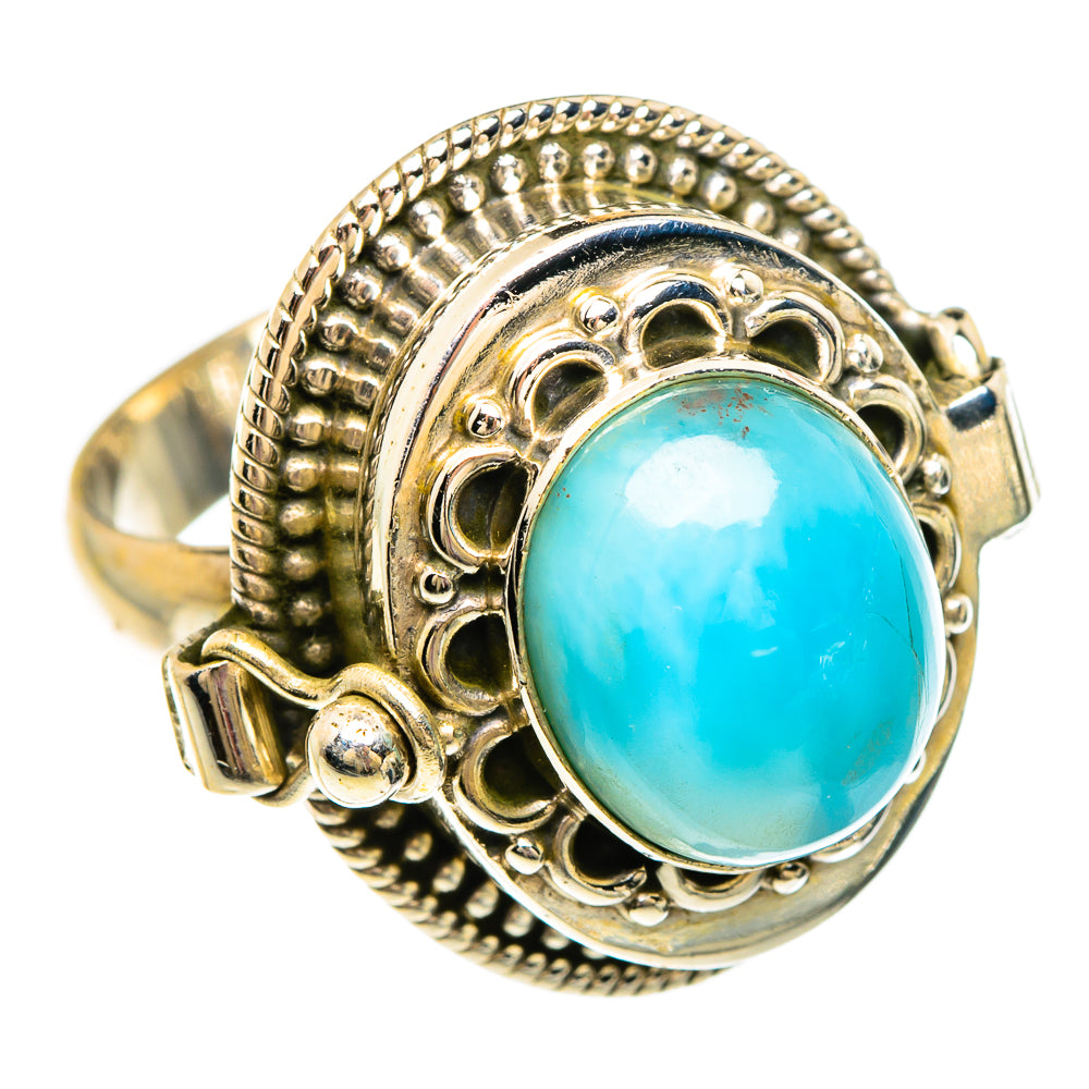 Larimar Rings handcrafted by Ana Silver Co - RING83802