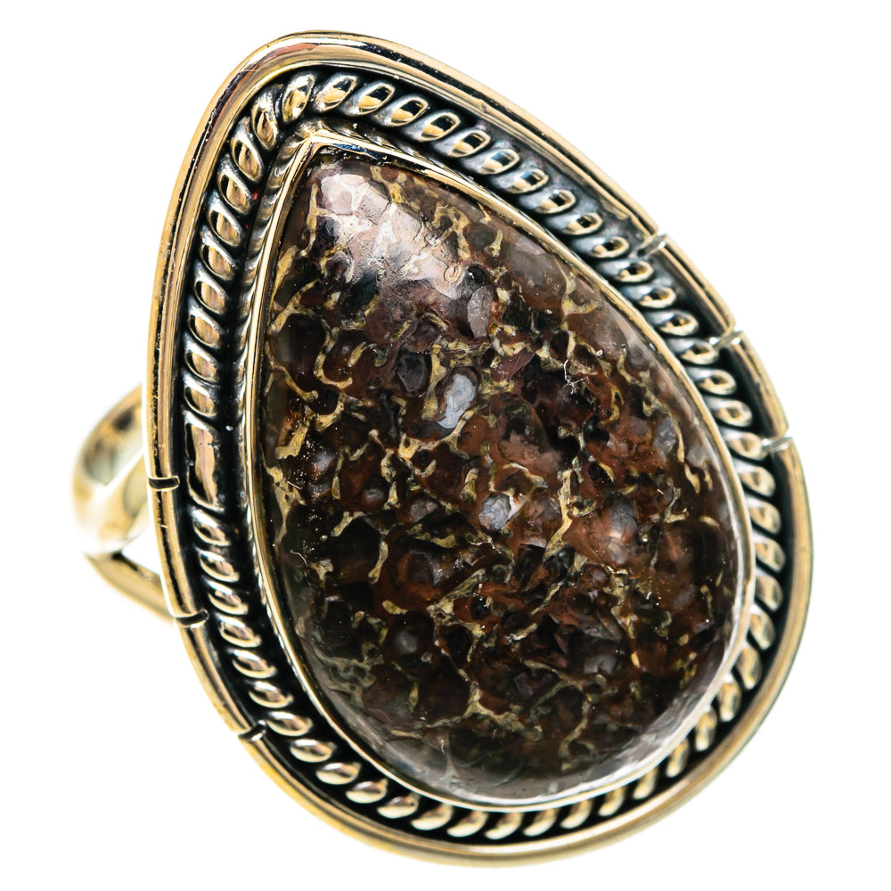 Dinosaur Bone Rings handcrafted by Ana Silver Co - RING83814