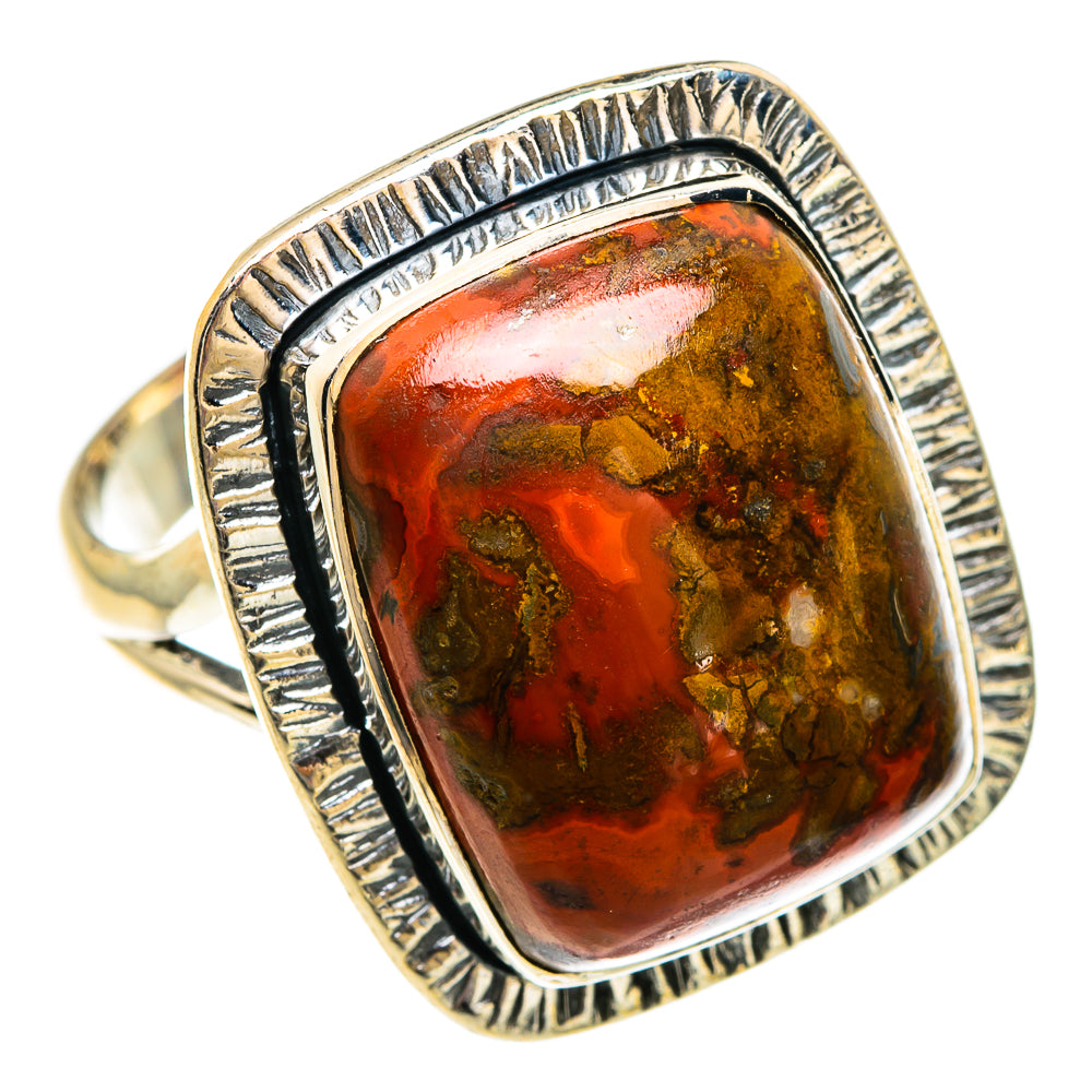 Moroccan Agate Rings handcrafted by Ana Silver Co - RING83847