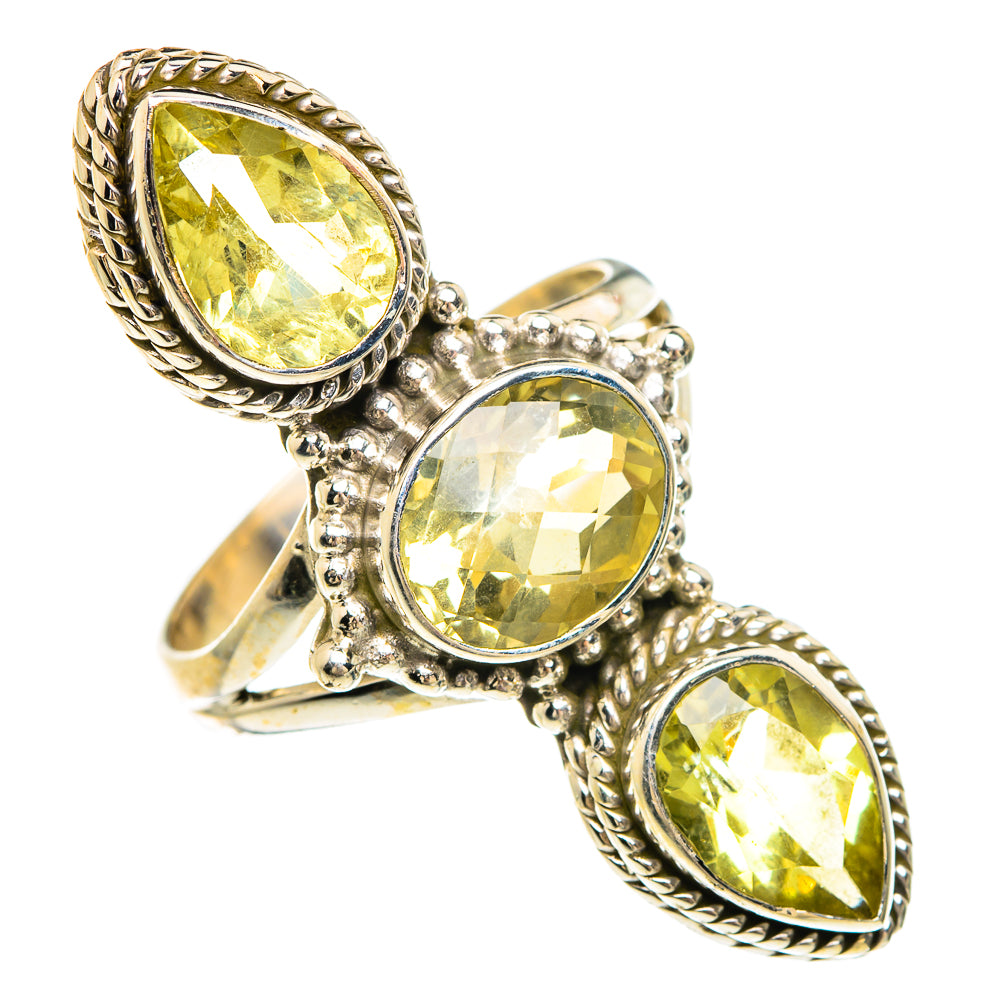 Citrine Rings handcrafted by Ana Silver Co - RING83858