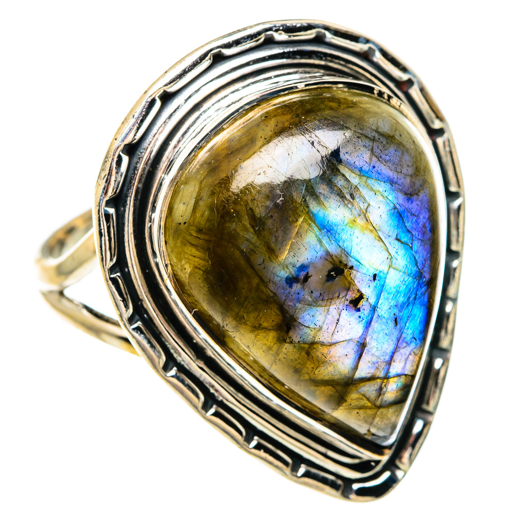 Labradorite Rings handcrafted by Ana Silver Co - RING83859