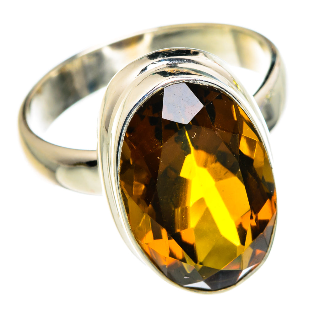 Mandarin Citrine Rings handcrafted by Ana Silver Co - RING83873