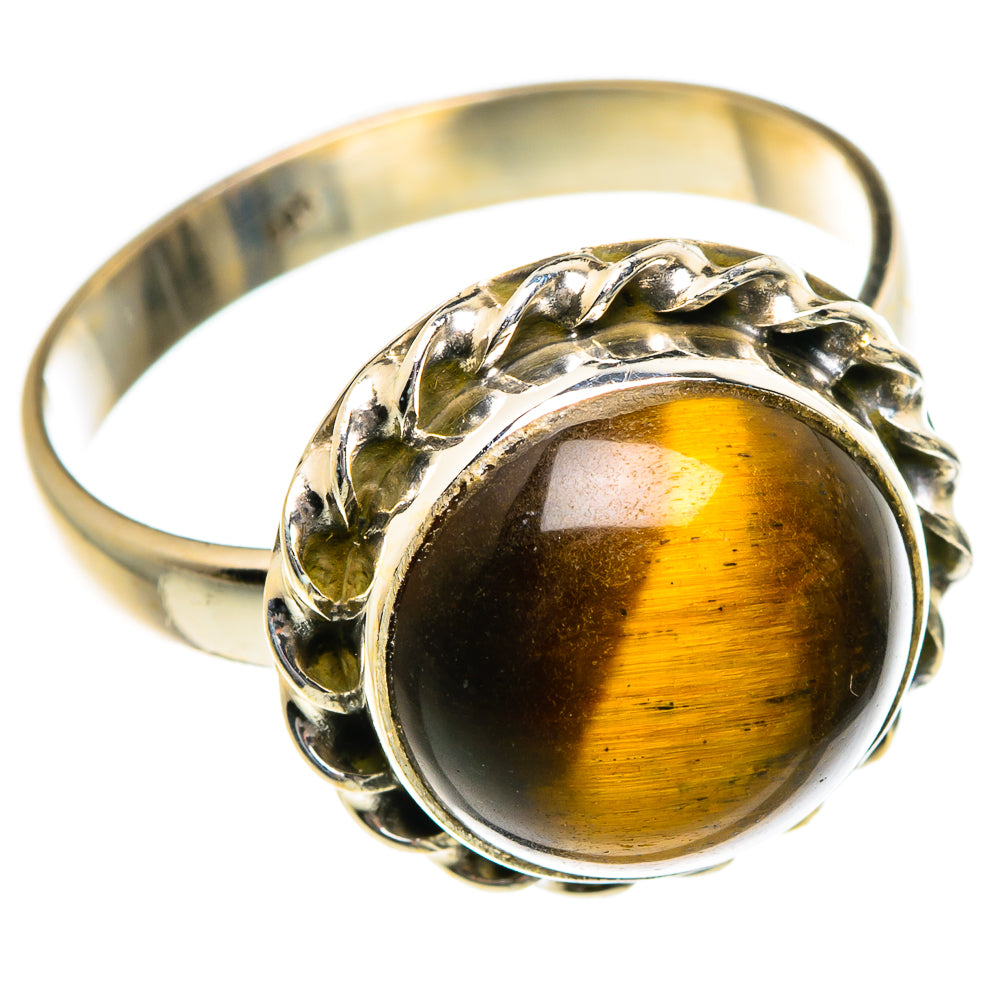 Tiger Eye Rings handcrafted by Ana Silver Co - RING83942