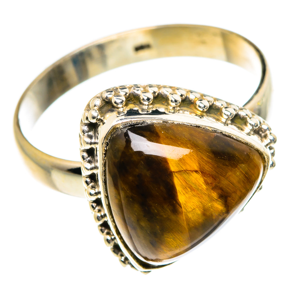 Tiger Eye Rings handcrafted by Ana Silver Co - RING83944