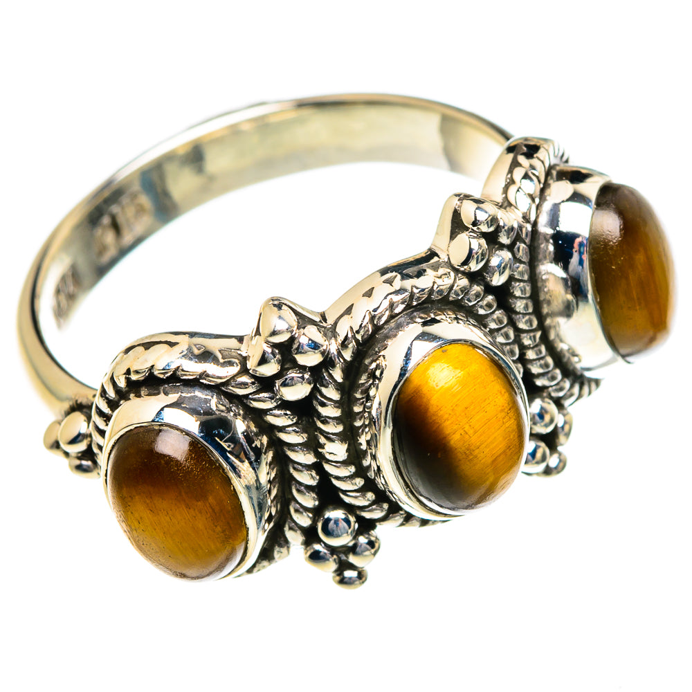Tiger Eye Rings handcrafted by Ana Silver Co - RING83946