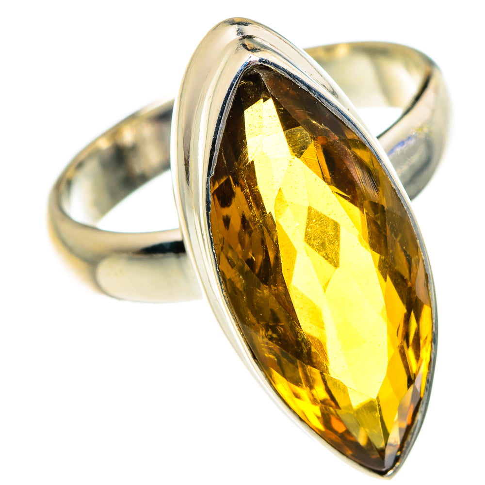 Mandarin Citrine Rings handcrafted by Ana Silver Co - RING84064