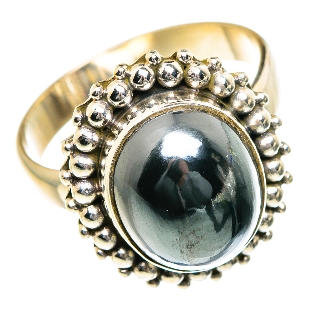 Hematite Rings handcrafted by Ana Silver Co - RING84083