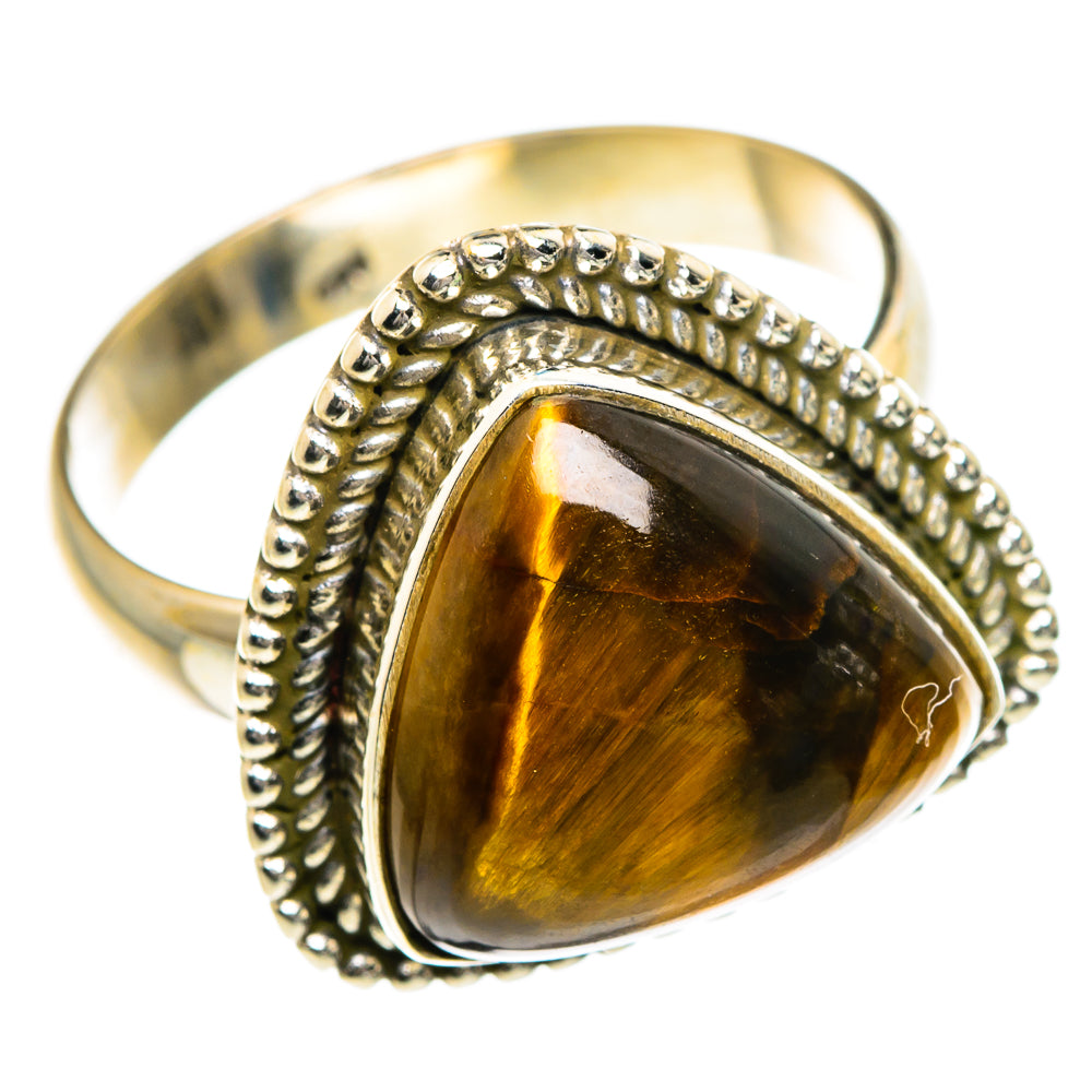 Tiger Eye Rings handcrafted by Ana Silver Co - RING84098