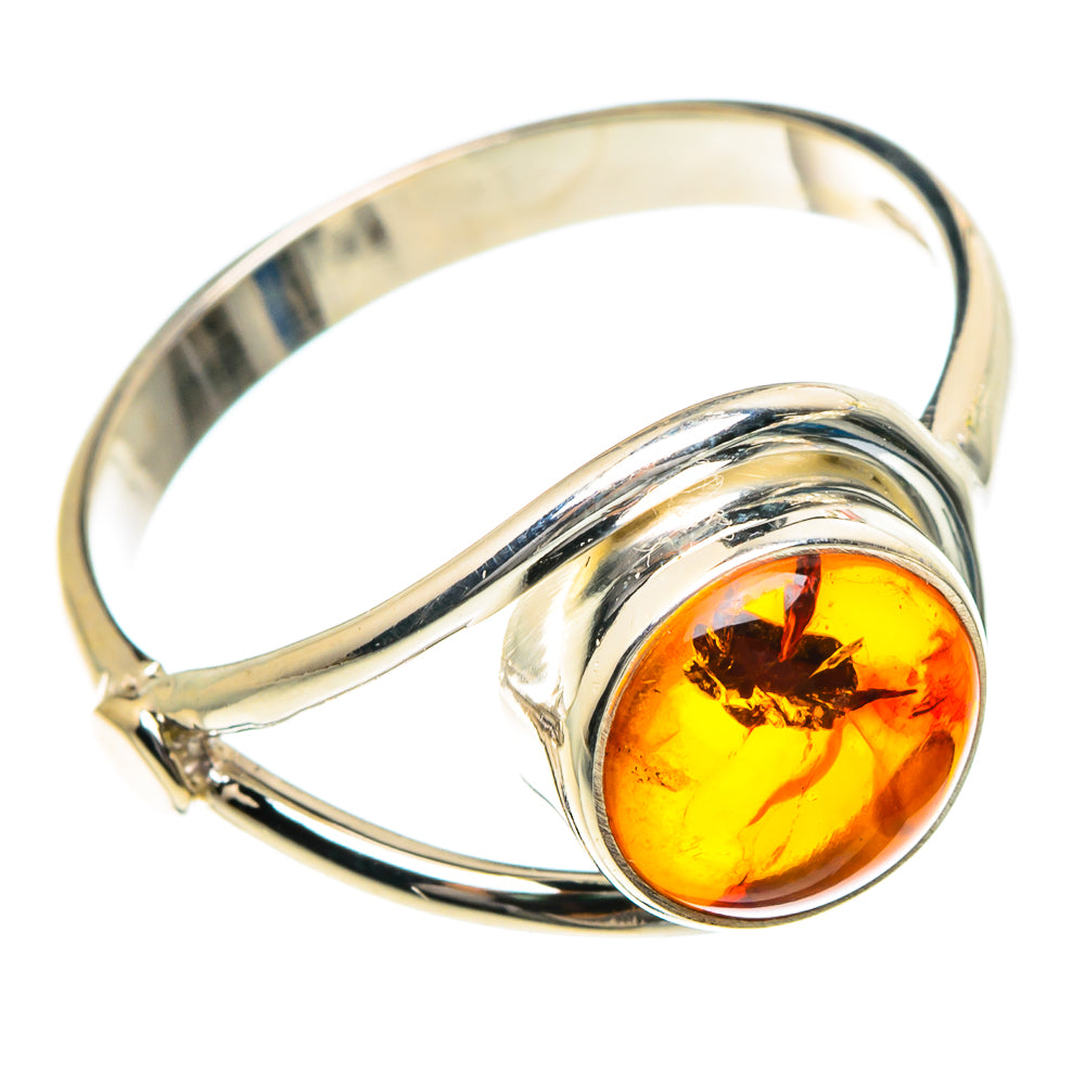 Baltic Amber Rings handcrafted by Ana Silver Co - RING84106