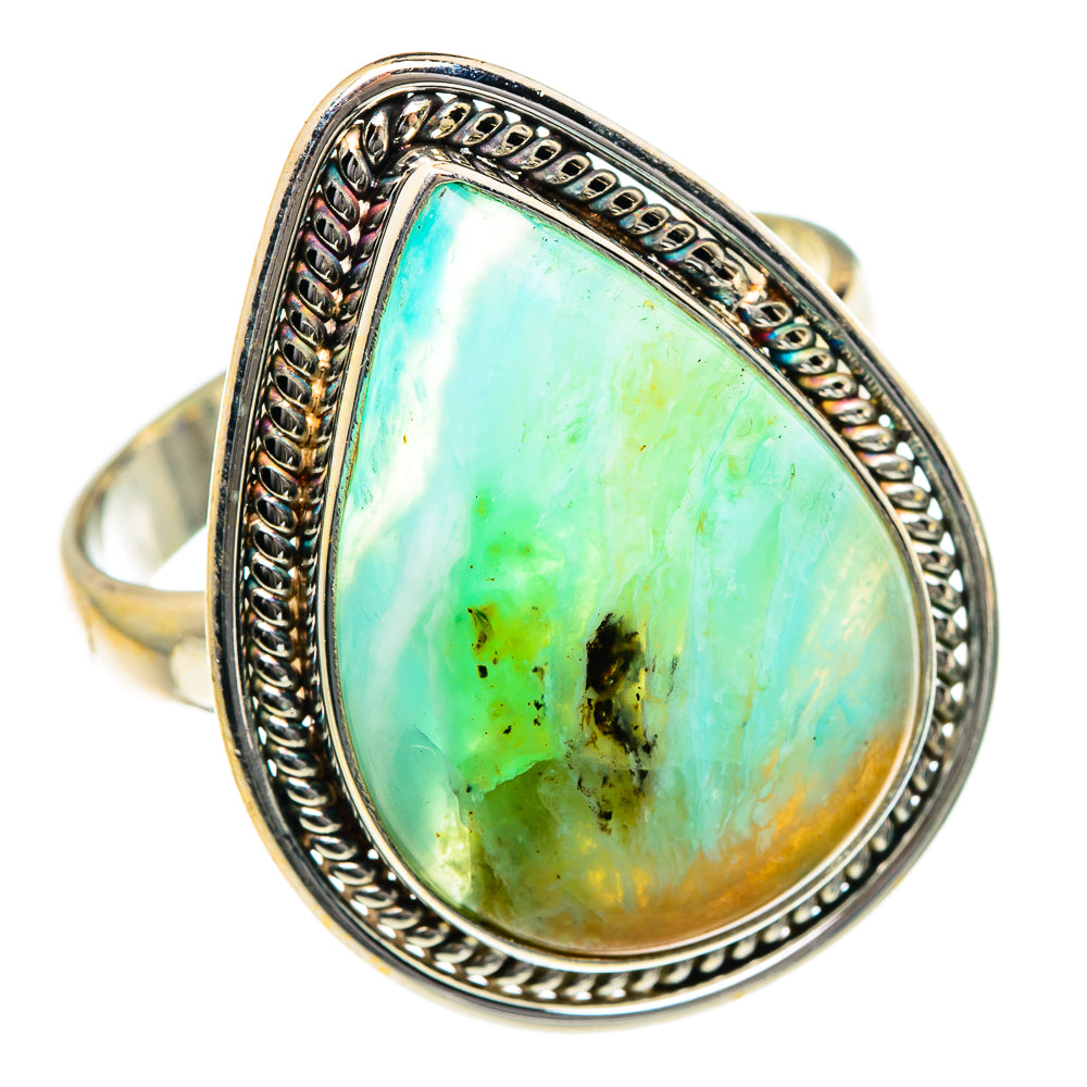 Peruvian Opal Rings handcrafted by Ana Silver Co - RING84131