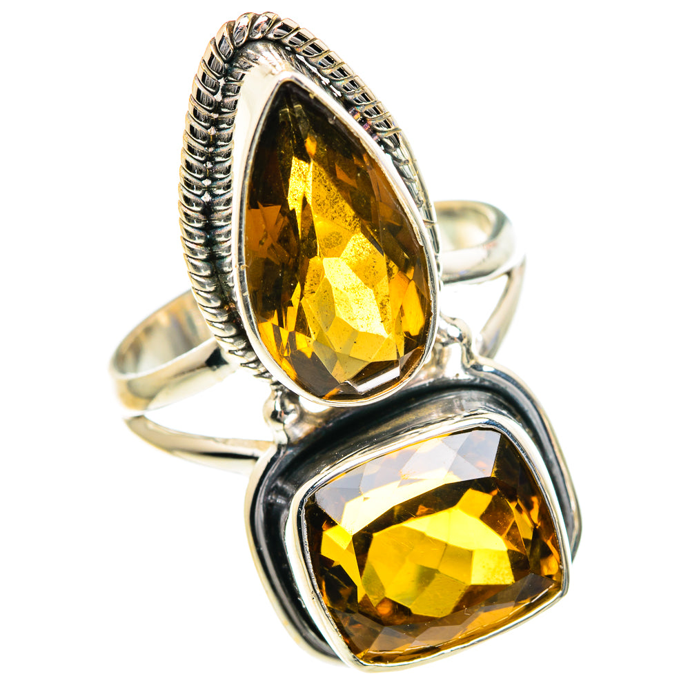 Mandarin Citrine Rings handcrafted by Ana Silver Co - RING84140