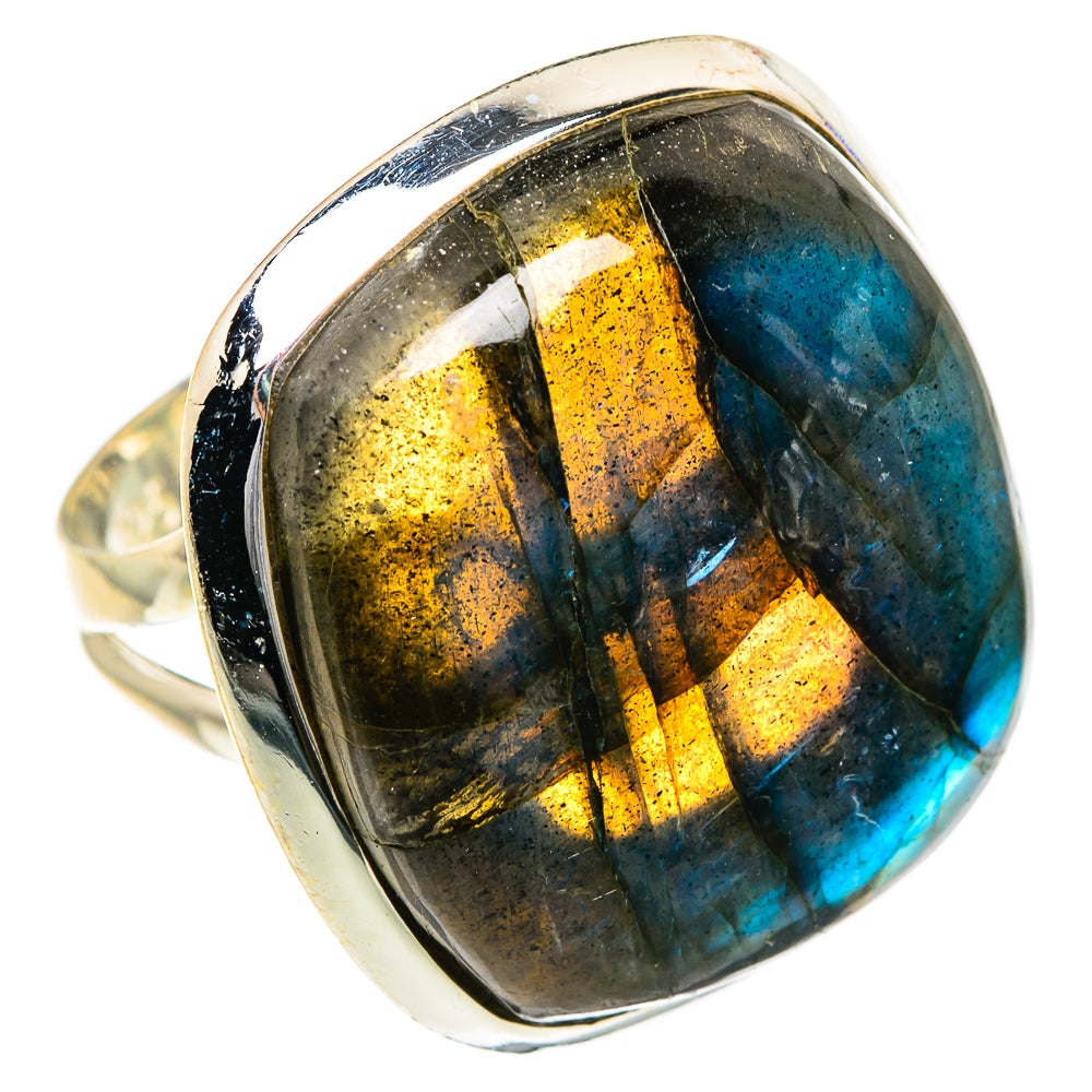 Labradorite Rings handcrafted by Ana Silver Co - RING84167