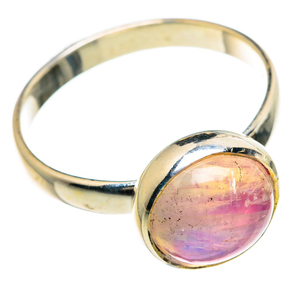 Pink Moonstone Rings handcrafted by Ana Silver Co - RING84244 - Photo 2