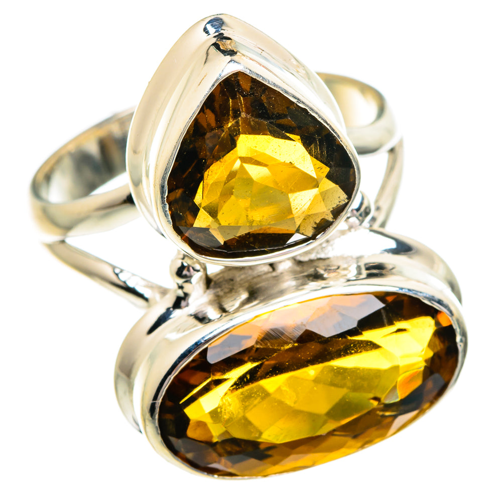 Mandarin Citrine Rings handcrafted by Ana Silver Co - RING84461
