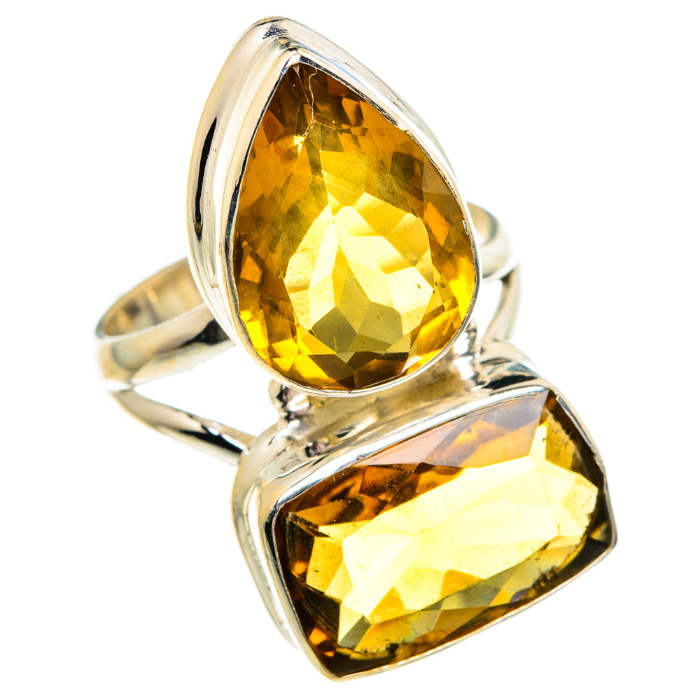 Mandarin Citrine Rings handcrafted by Ana Silver Co - RING84473