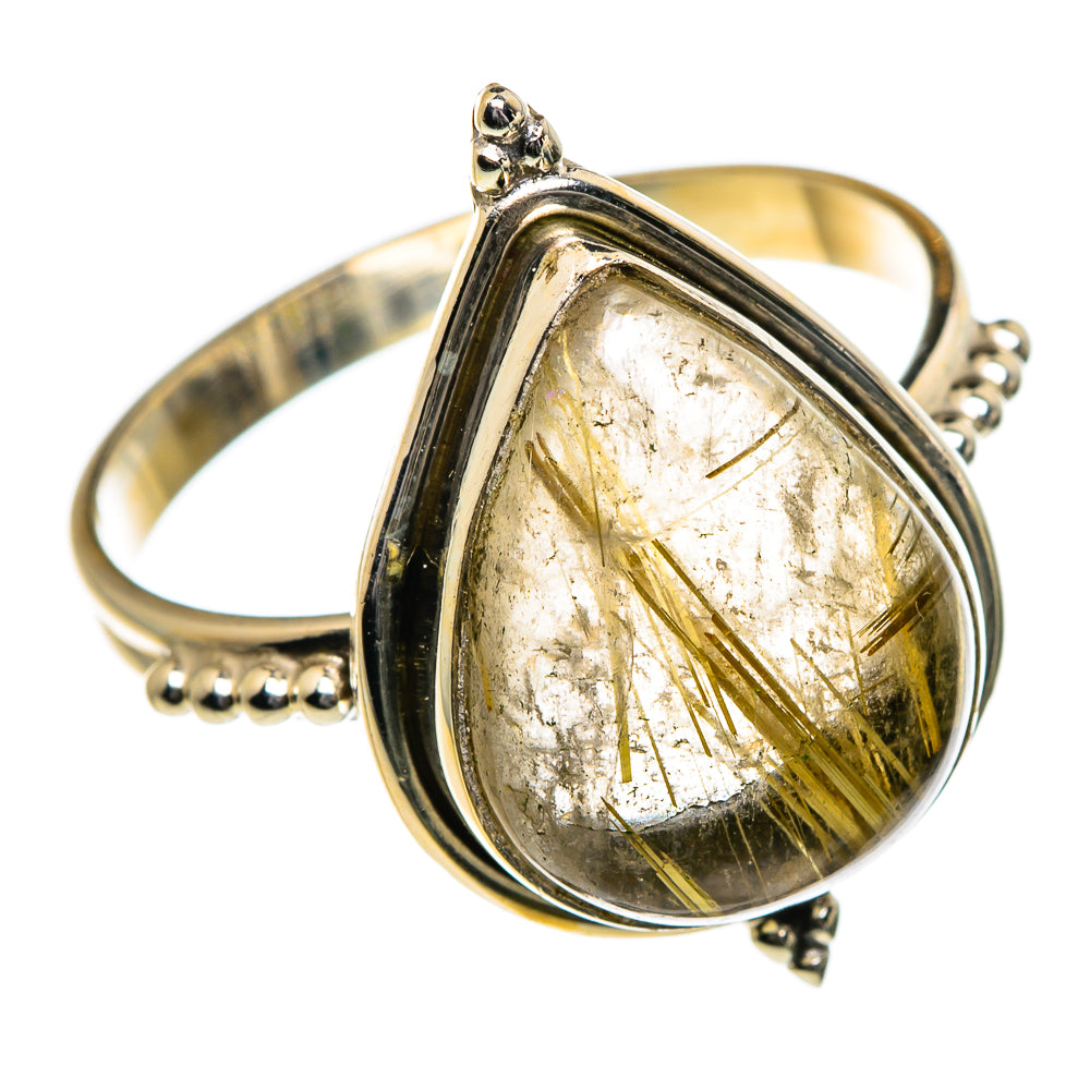 Rutilated Quartz Rings handcrafted by Ana Silver Co - RING84571