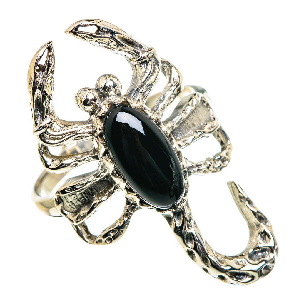 Black Onyx Rings handcrafted by Ana Silver Co - RING84613