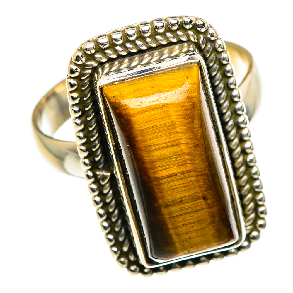 Tiger Eye Rings handcrafted by Ana Silver Co - RING84637