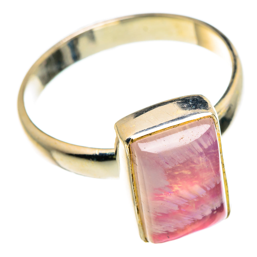 Pink Moonstone Rings handcrafted by Ana Silver Co - RING84682