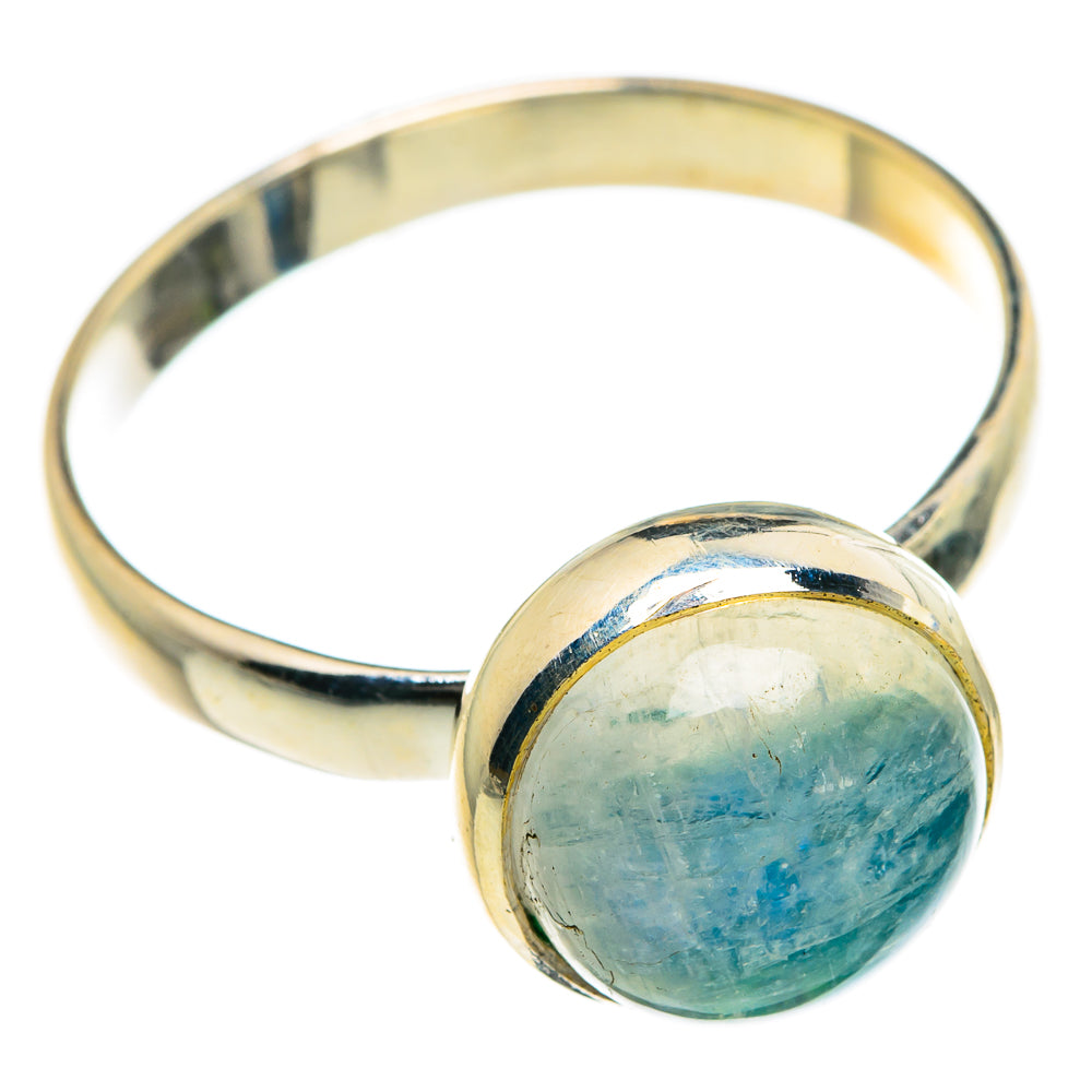Green Moonstone Rings handcrafted by Ana Silver Co - RING84706