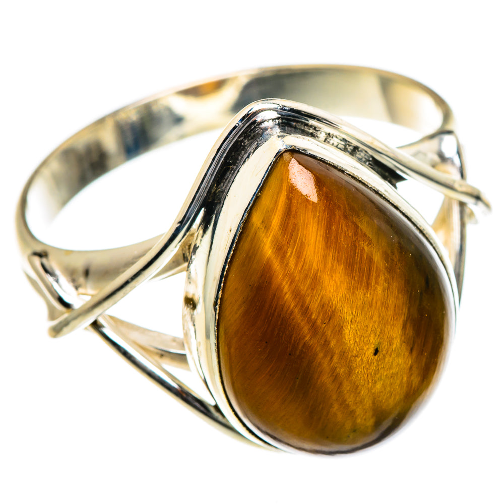 Tiger Eye Rings handcrafted by Ana Silver Co - RING84711