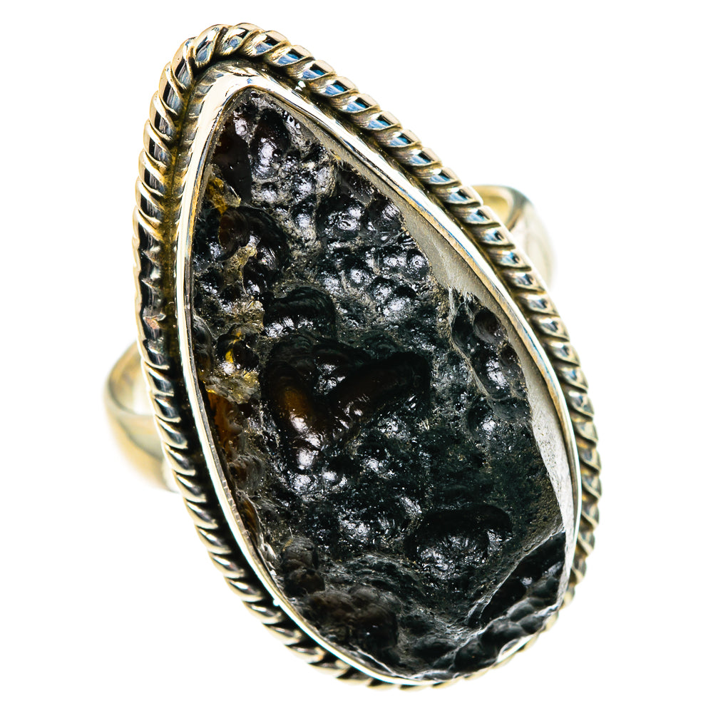 Tektite Rings handcrafted by Ana Silver Co - RING84739