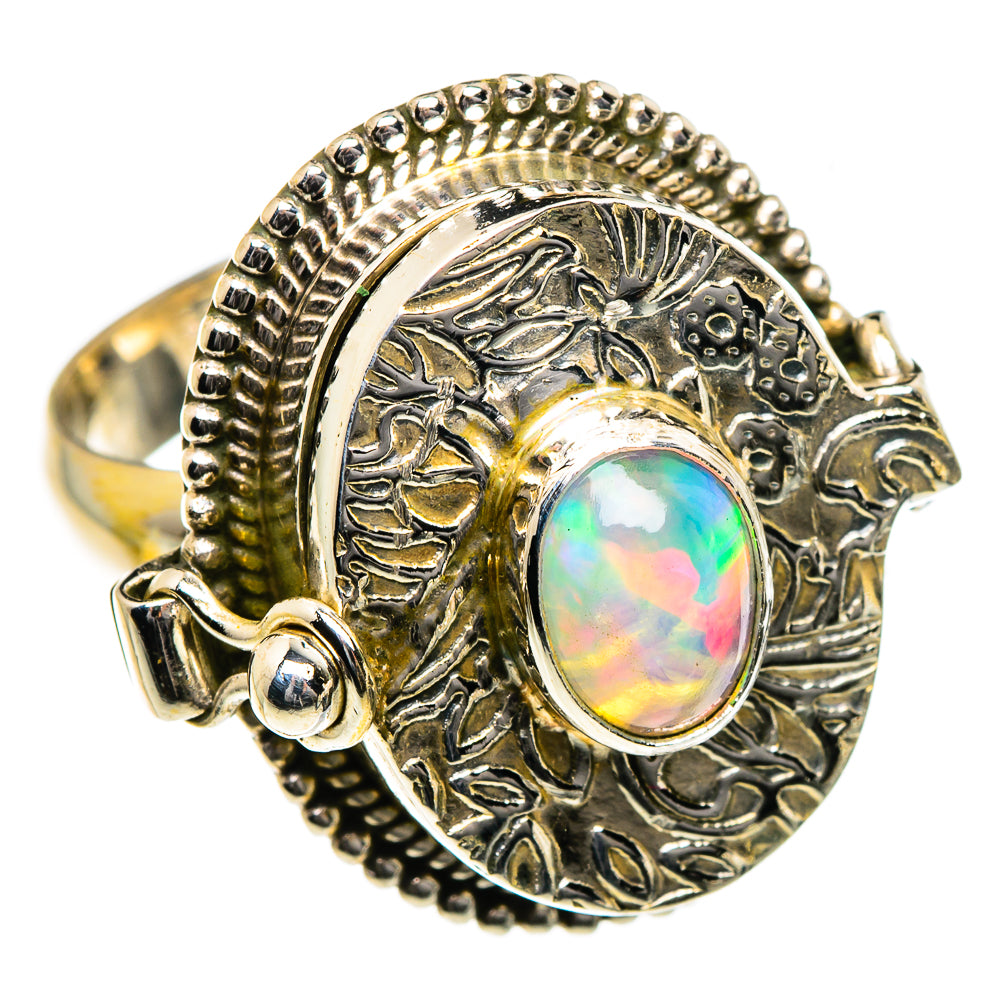 Ethiopian Opal Rings handcrafted by Ana Silver Co - RING84742