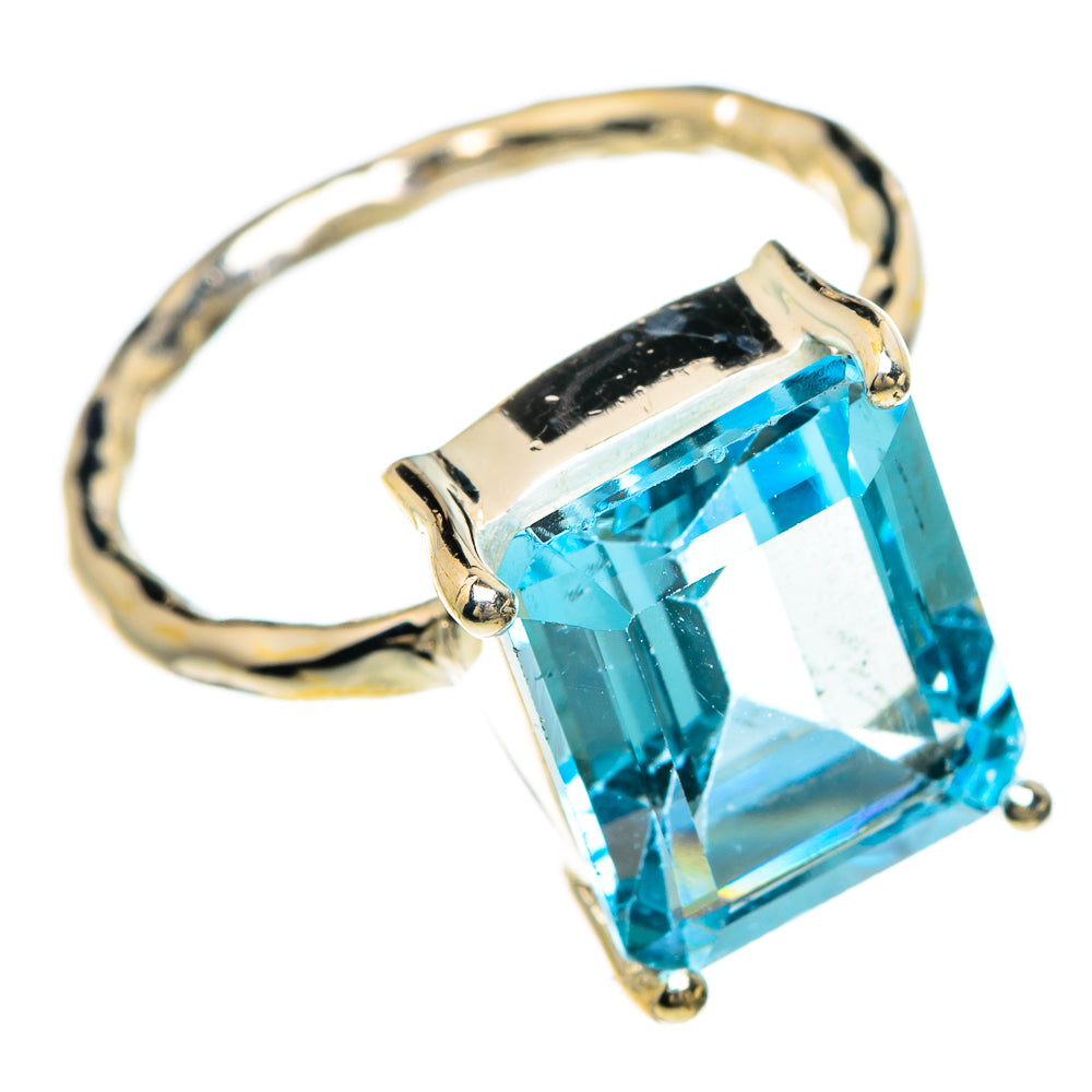 Blue Topaz Rings handcrafted by Ana Silver Co - RING84787