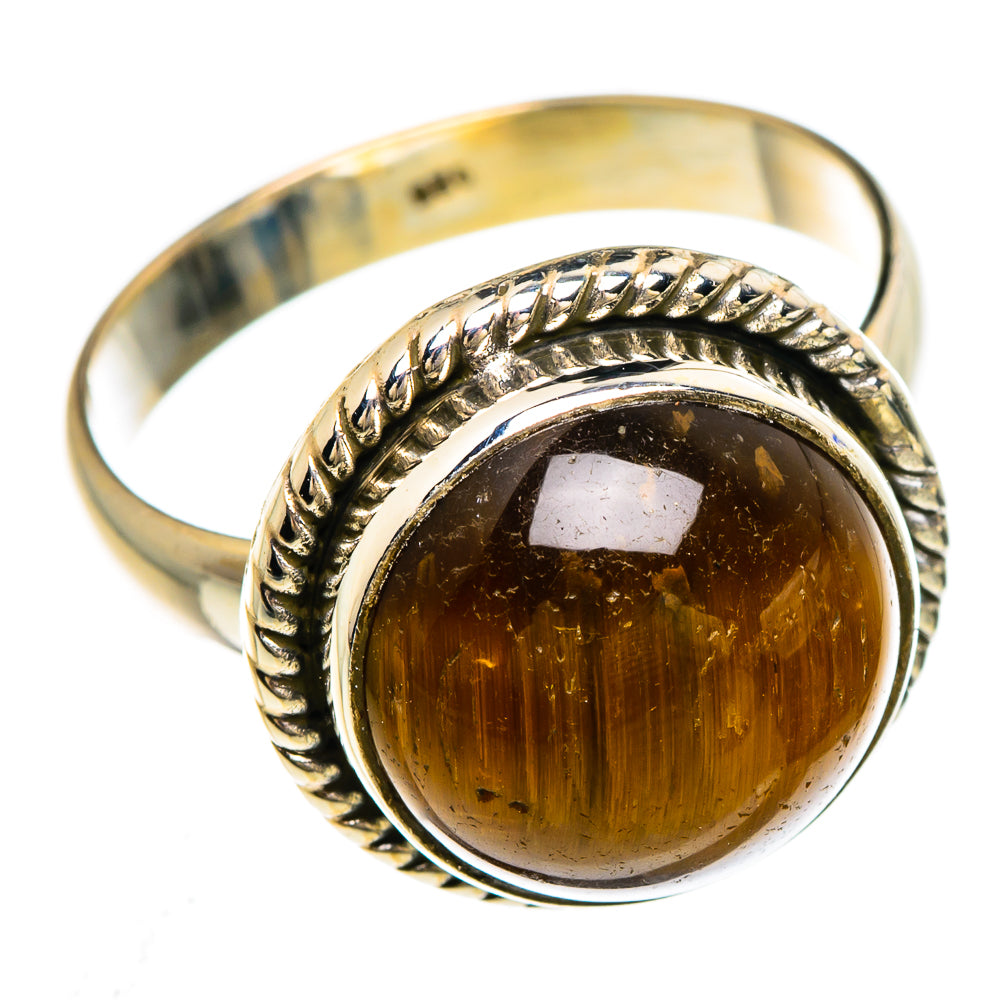 Tiger Eye Rings handcrafted by Ana Silver Co - RING84797