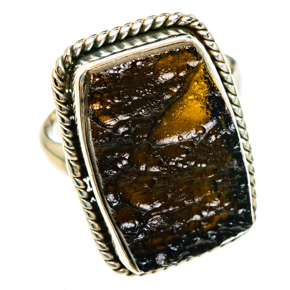 Tektite Rings handcrafted by Ana Silver Co - RING84816