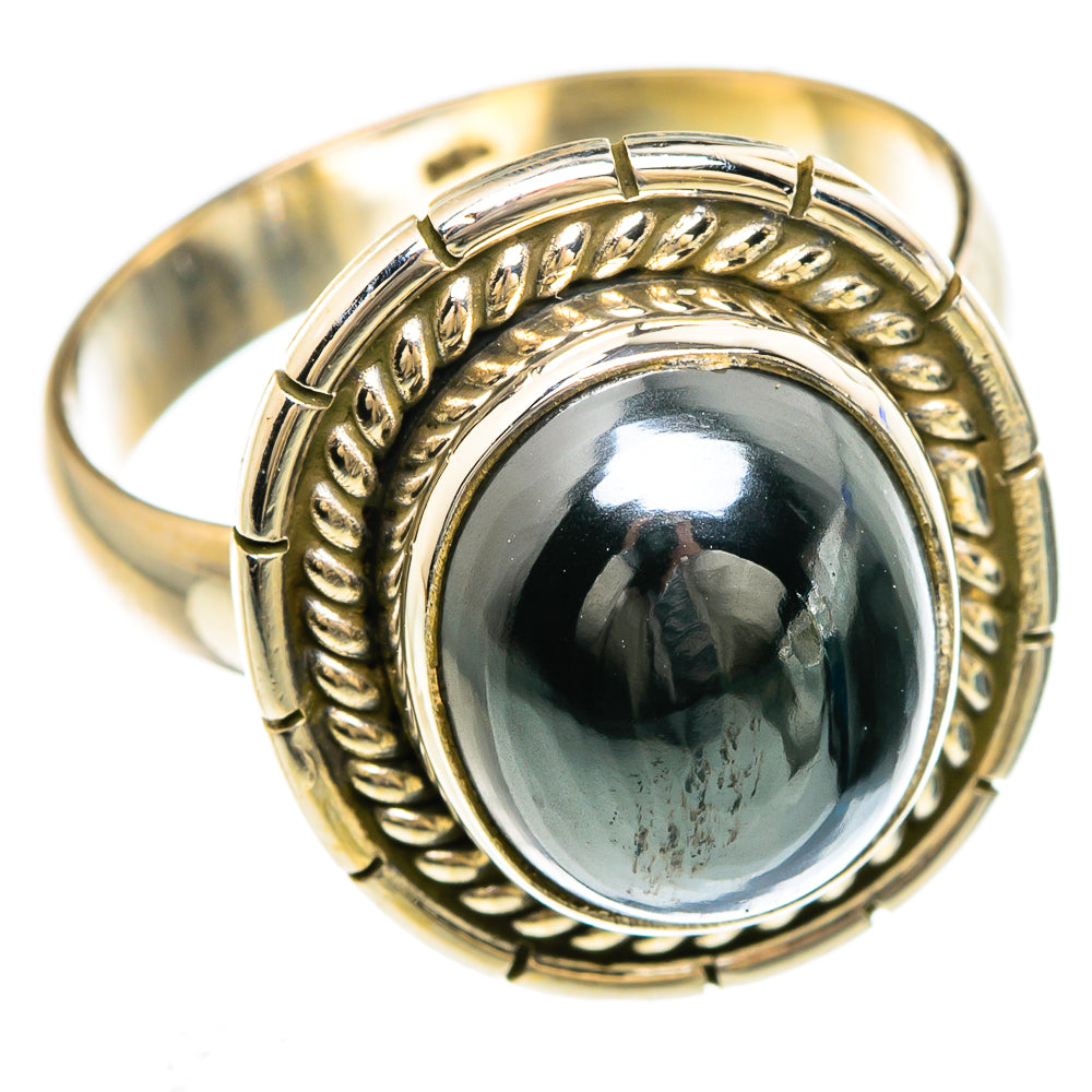 Hematite Rings handcrafted by Ana Silver Co - RING84825