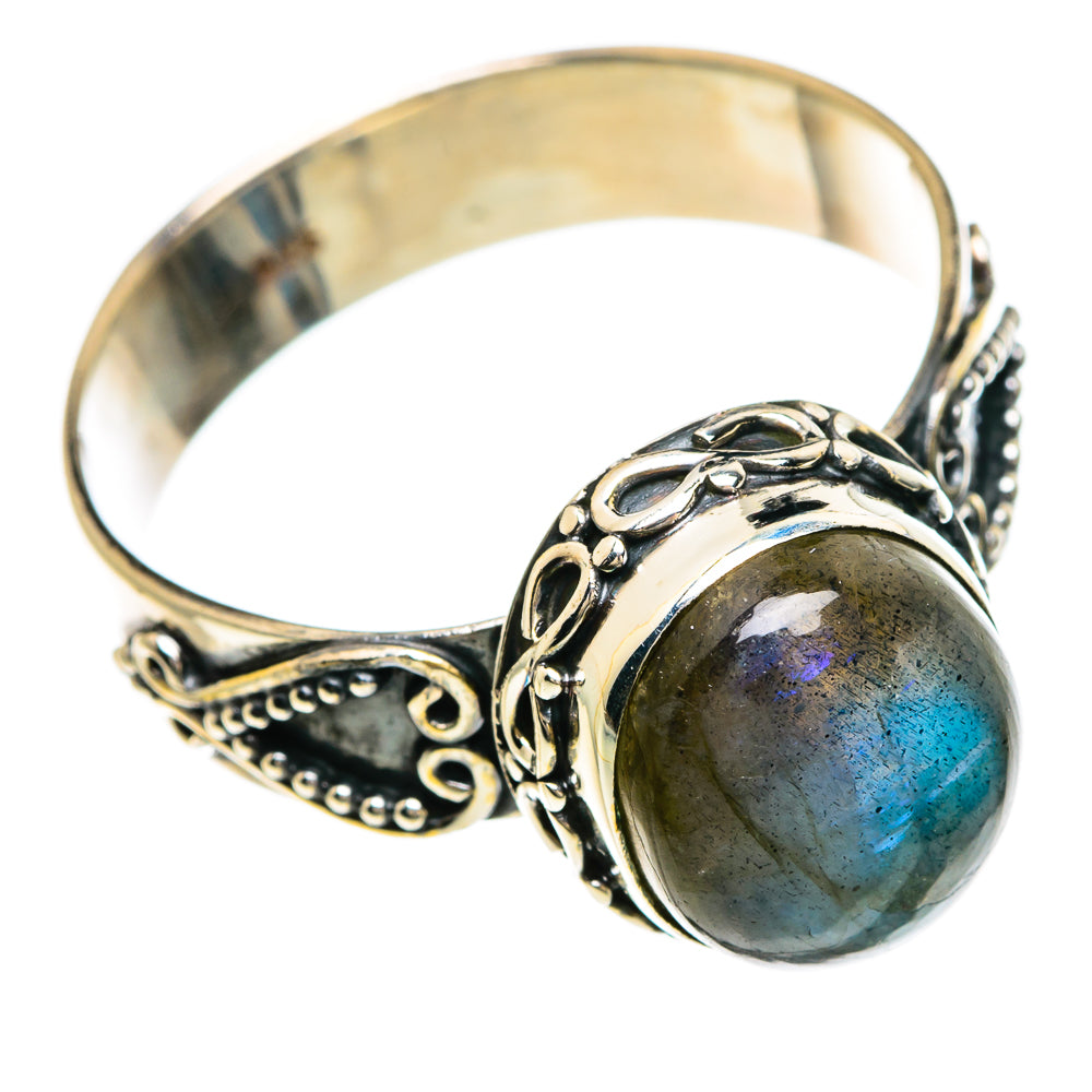 Labradorite Rings handcrafted by Ana Silver Co - RING84834