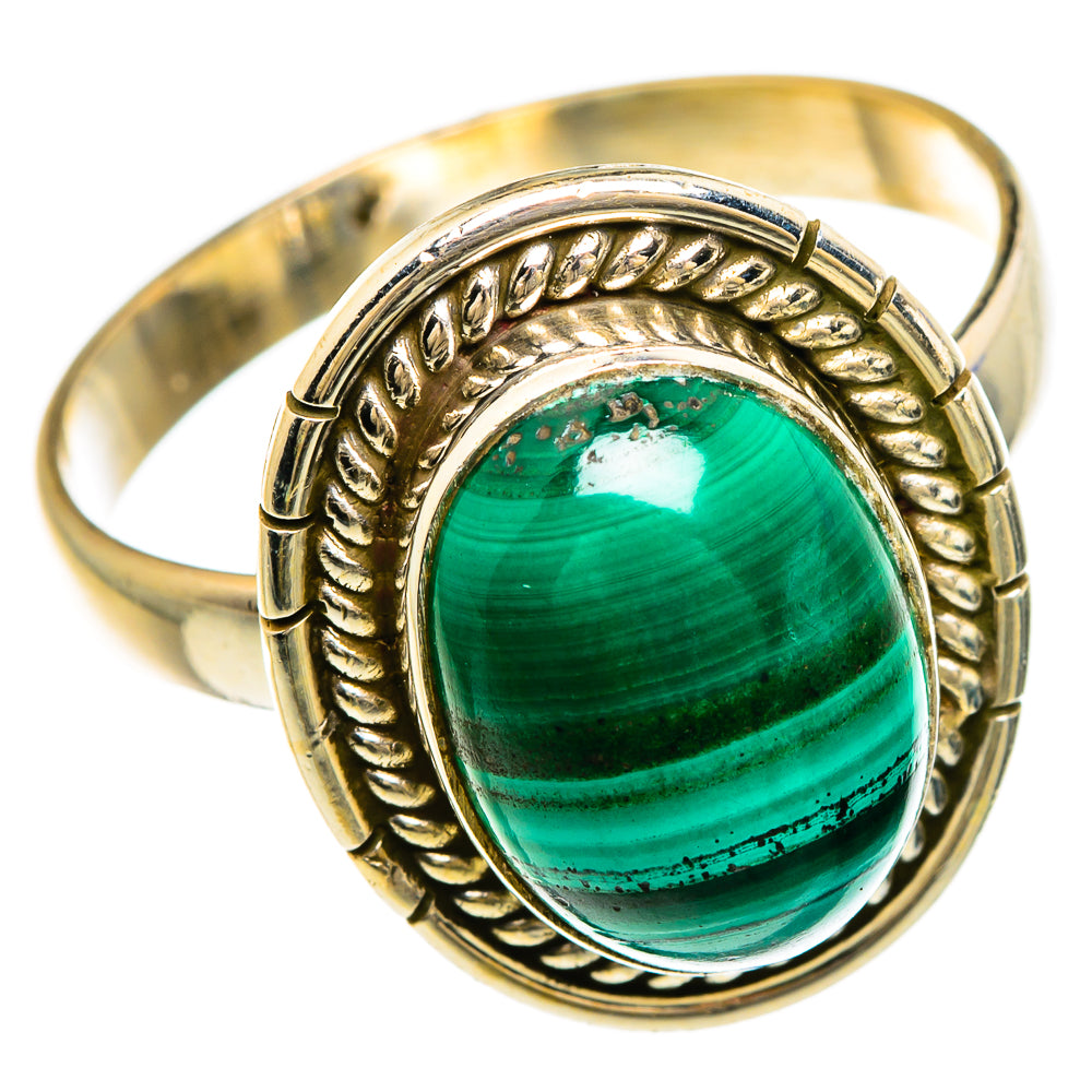 Malachite Rings handcrafted by Ana Silver Co - RING84889