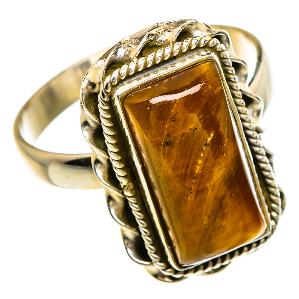 Tiger Eye Rings handcrafted by Ana Silver Co - RING84895