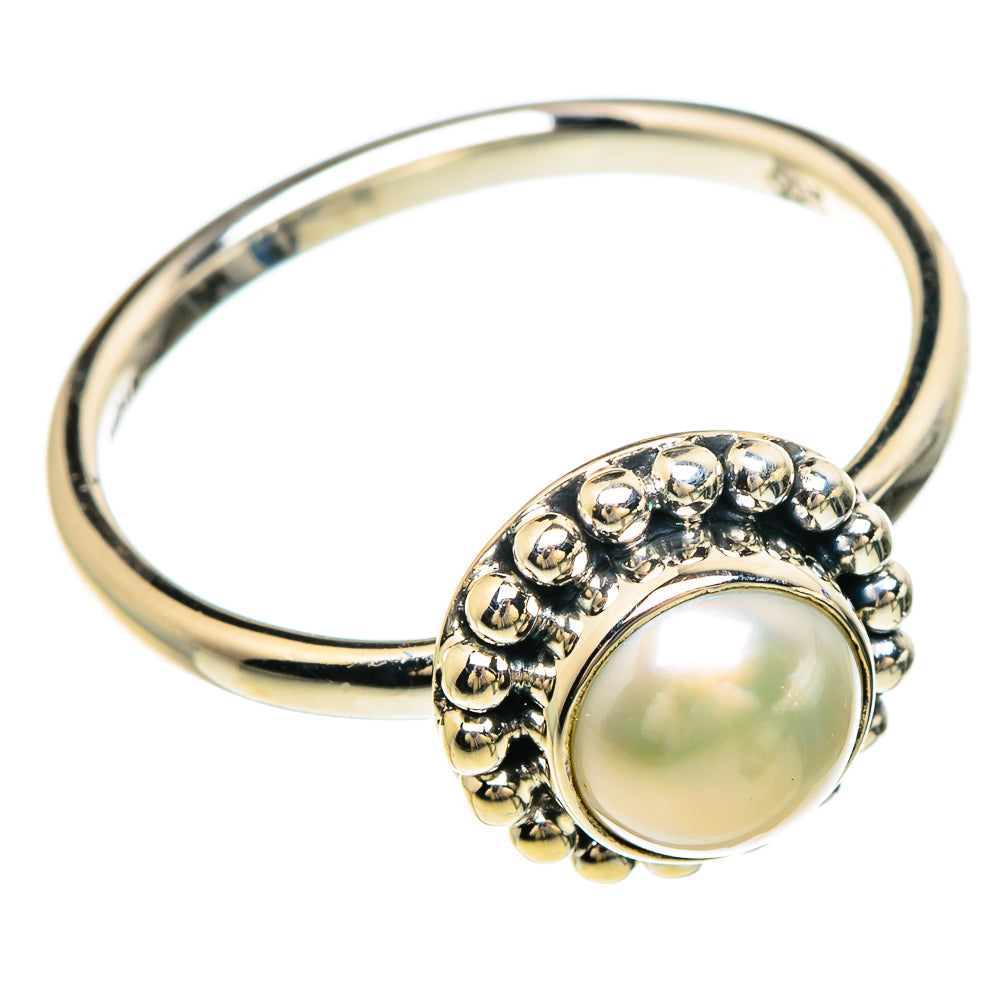 Cultured Pearl Rings handcrafted by Ana Silver Co - RING84962
